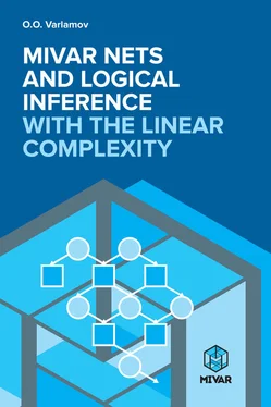 Олег Варламов Mivar NETs and logical inference with the linear complexity обложка книги