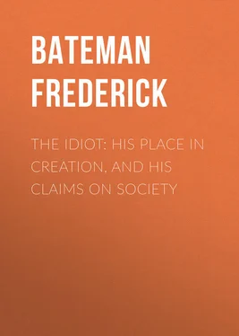 Frederick Bateman The Idiot: His Place in Creation, and His Claims on Society обложка книги