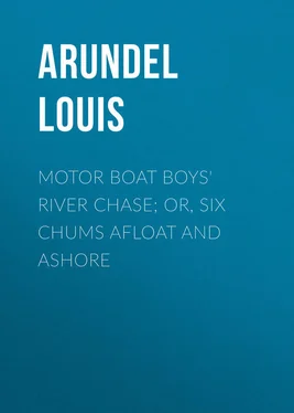 Louis Arundel Motor Boat Boys' River Chase; or, Six Chums Afloat and Ashore обложка книги