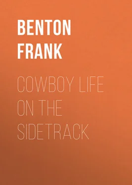 Frank Benton Cowboy Life on the Sidetrack обложка книги