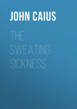John Caius The Sweating Sickness обложка книги