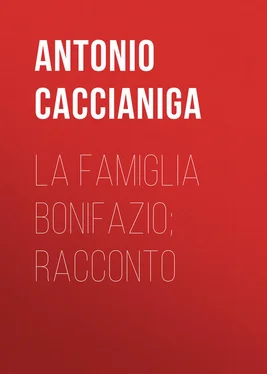 Antonio Caccianiga La famiglia Bonifazio; racconto обложка книги