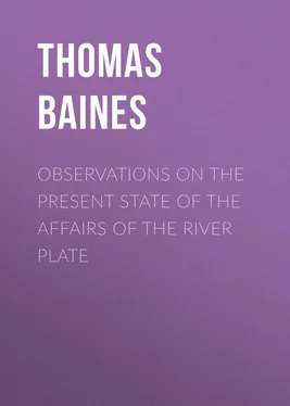 Thomas Baines Observations on the Present State of the Affairs of the River Plate обложка книги