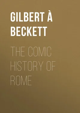 Gilbert À Beckett The Comic History of Rome обложка книги