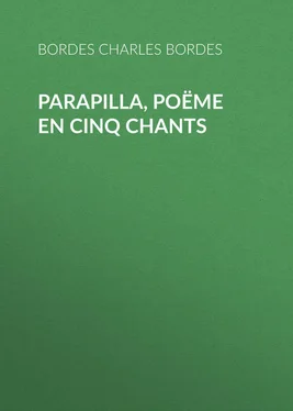 Bordes Charles Bordes Parapilla, poëme en cinq chants обложка книги