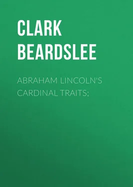 Clark Beardslee Abraham Lincoln's Cardinal Traits; обложка книги