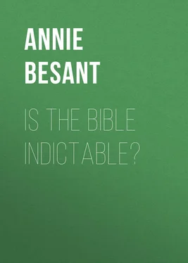 Annie Besant Is the Bible Indictable? обложка книги