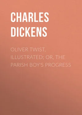 Charles Dickens Oliver Twist, Illustrated; or, The Parish Boy's Progress обложка книги