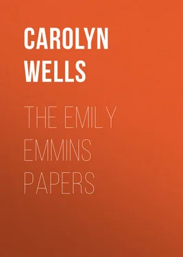 Carolyn Wells The Emily Emmins Papers обложка книги