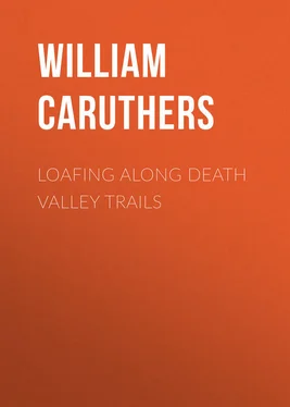 William Caruthers Loafing Along Death Valley Trails обложка книги