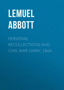Lemuel Abbott Personal Recollections and Civil War Diary, 1864 обложка книги