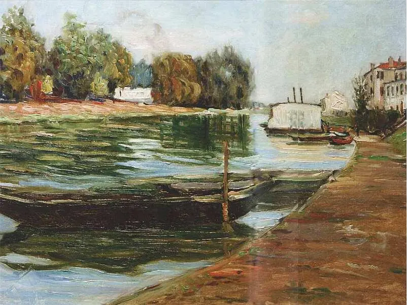 Густав Кайботт 18481894 Берег Сены 1891 Холст масло 46x61 В 1888 Кайботт - фото 51