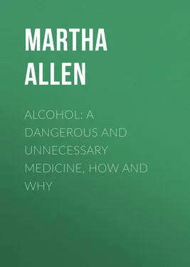 Martha Allen Alcohol: A Dangerous and Unnecessary Medicine, How and Why обложка книги