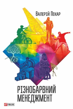 Валерій Пекар Різнобарвний менеджмент обложка книги