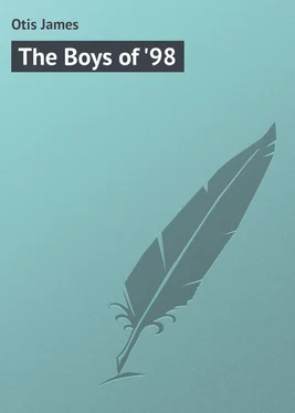 James Otis The Boys of '98 обложка книги
