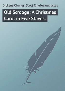 Charles Dickens Old Scrooge: A Christmas Carol in Five Staves. обложка книги