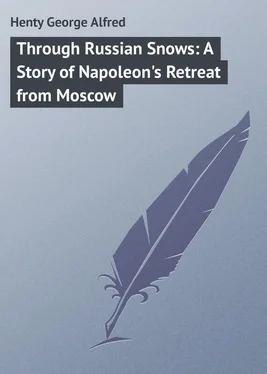 George Henty Through Russian Snows: A Story of Napoleon's Retreat from Moscow обложка книги