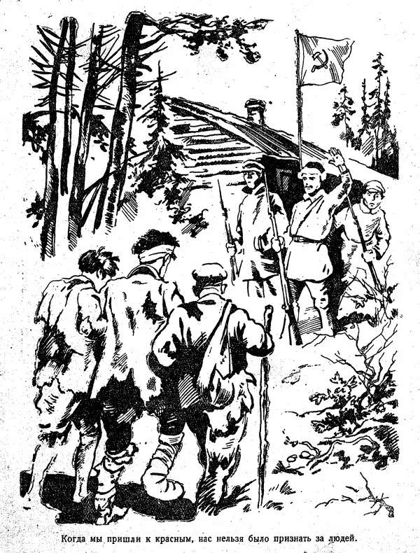 Когда мы пришли к красным нас нельзя было признать за людей И надо вам - фото 11