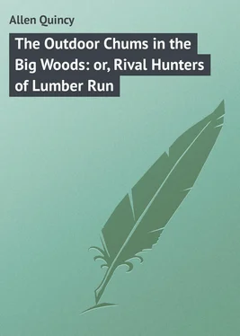 Quincy Allen The Outdoor Chums in the Big Woods: or, Rival Hunters of Lumber Run обложка книги