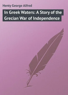 George Henty In Greek Waters: A Story of the Grecian War of Independence обложка книги