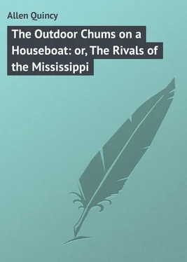 Quincy Allen The Outdoor Chums on a Houseboat: or, The Rivals of the Mississippi обложка книги