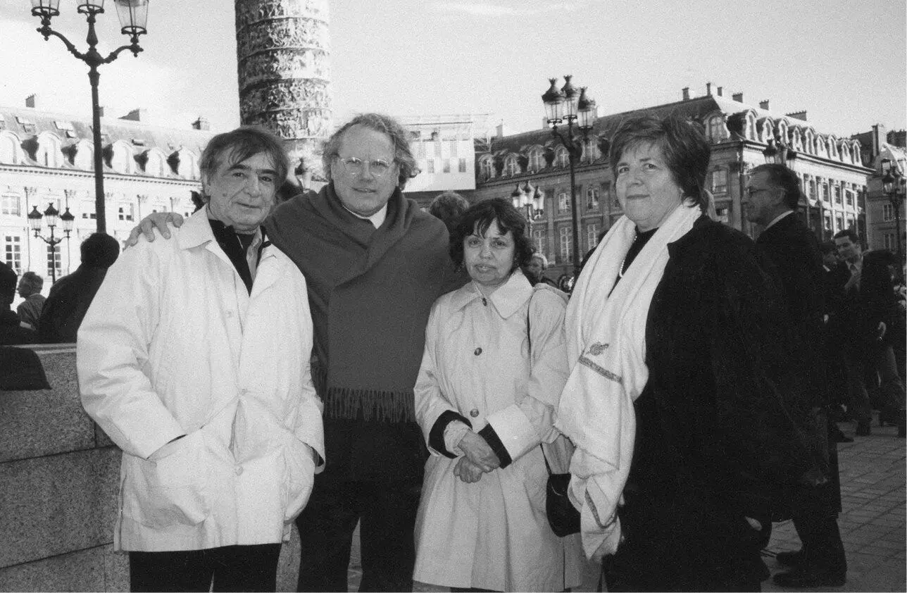 Эдуард Штейнберг Герхард Ленц Галина Маневич Анна Ленц Париж Конец 1990х - фото 55