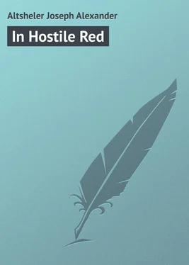 Joseph Altsheler In Hostile Red обложка книги