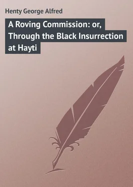 George Henty A Roving Commission: or, Through the Black Insurrection at Hayti обложка книги
