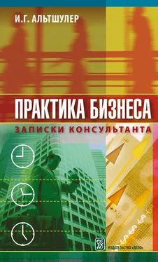 Игорь Альтшулер Практика бизнеса. Записки консультанта обложка книги