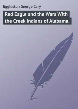 George Eggleston Red Eagle and the Wars With the Creek Indians of Alabama. обложка книги