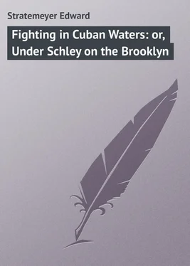 Edward Stratemeyer Fighting in Cuban Waters: or, Under Schley on the Brooklyn обложка книги