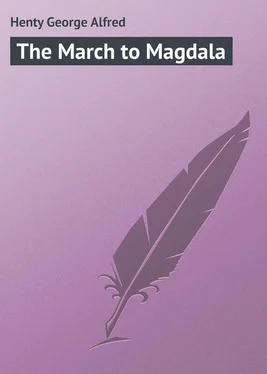 George Henty The March to Magdala обложка книги