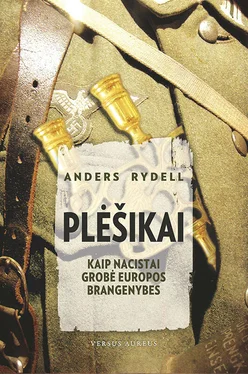 Anders Rydell Plėšikai: kaip nacistai grobė Europos brangenybes обложка книги