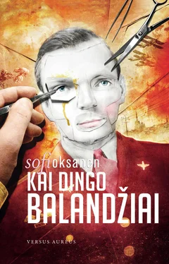 Sofi Oksanen Kai dingo balandžiai обложка книги