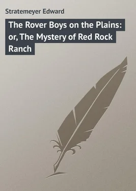 Edward Stratemeyer The Rover Boys on the Plains: or, The Mystery of Red Rock Ranch обложка книги