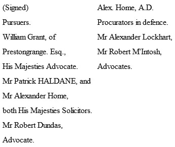 The Libel being openly read in Court and the panels interrogate thereupon - фото 1