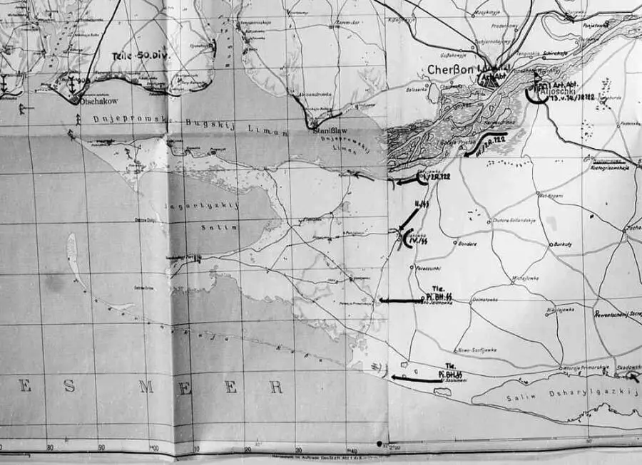 Обстановка на Кинбурнской косе на 20 сентября 1941 г батальон ПВО две роты - фото 12