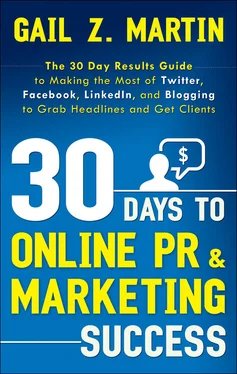 Gail Martin 30 Days to Online PR and Marketing Success обложка книги