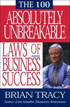 Brian Tracy 100 Absolutely Unbreakable Laws of Business Success обложка книги