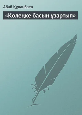 Абай Құнанбаев «Көлеңке басын ұзартып» обложка книги