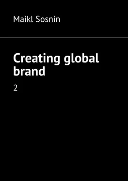 Maikl Sosnin Creating global brand. 2 обложка книги