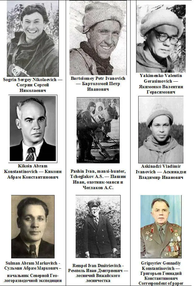 Participants and heads of search groups Participants of searches and - фото 14