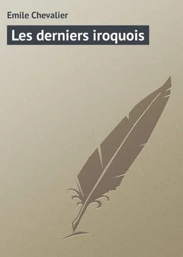 Emile Chevalier Les derniers iroquois обложка книги