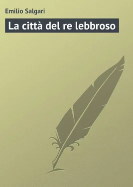 Emilio Salgari La città del re lebbroso обложка книги