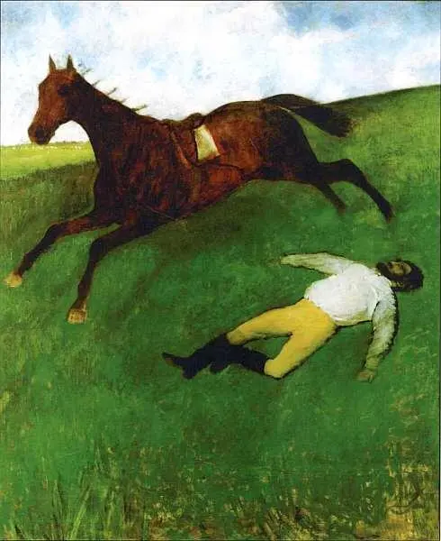 Эдгар Дега 18341917 Раненый жокей 18961898 Холст масло 1806x1509 - фото 55