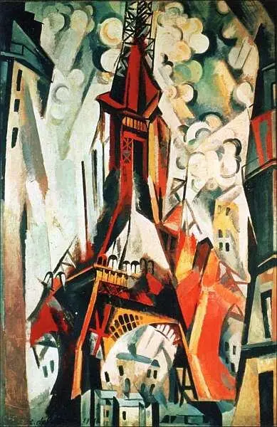 Робер Делоне 18851941 Эйфелева башня 1910 Холст масло 95x60 Возведенная - фото 63