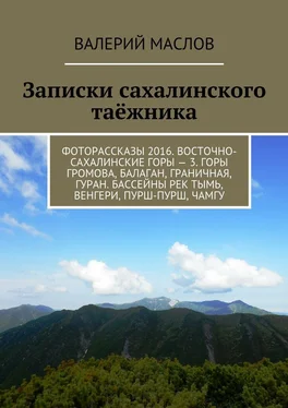 Валерий Маслов Записки сахалинского таёжника. Фоторассказы 2016. Восточно-сахалинские горы – 3. Горы Громова, Балаган, Граничная, Гуран. Бассейны рек Тымь, Венгери, Пурш-пурш, Чамгу обложка книги