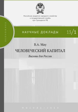 Владимир Мау Человеческий капитал. Вызовы для России обложка книги