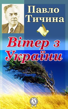Павло Тичина Вітер з України обложка книги
