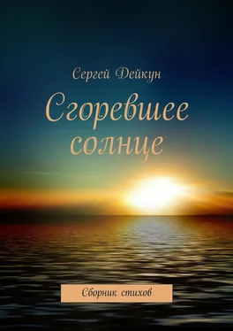 Сергей Дейкун Сгоревшее солнце обложка книги